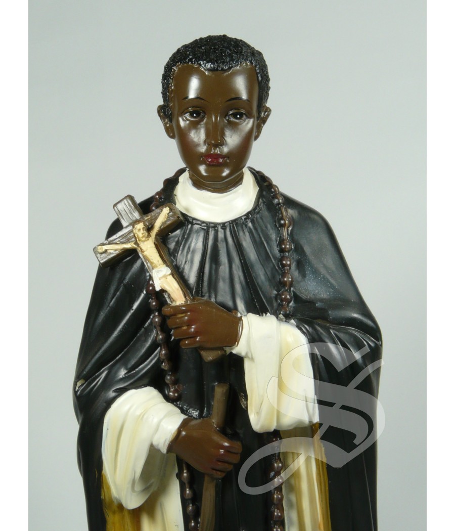 SAN MARTIN DE PORRES 30 CM. RESINA