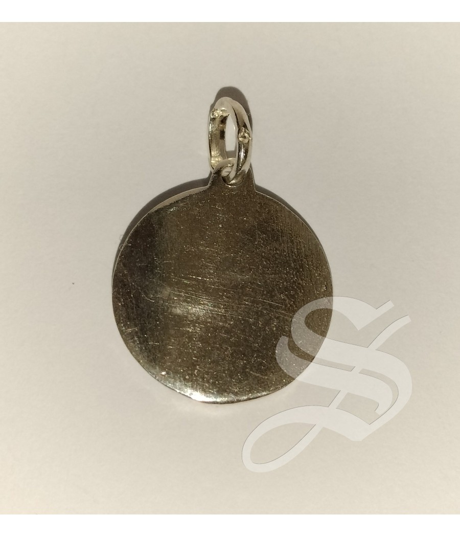 MEDALLA AUXILIADORA PLATA 17 MM