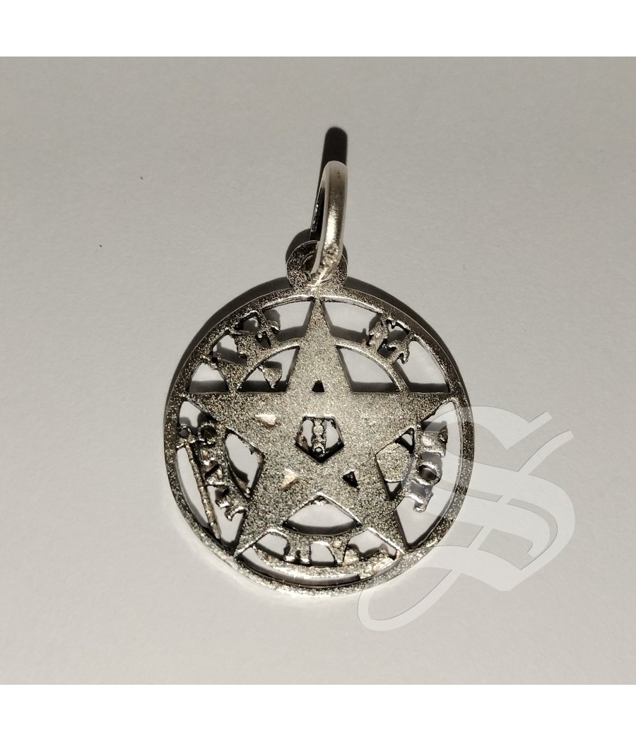 TETRAGRAMATON PLATA DE LEY 2O MM.