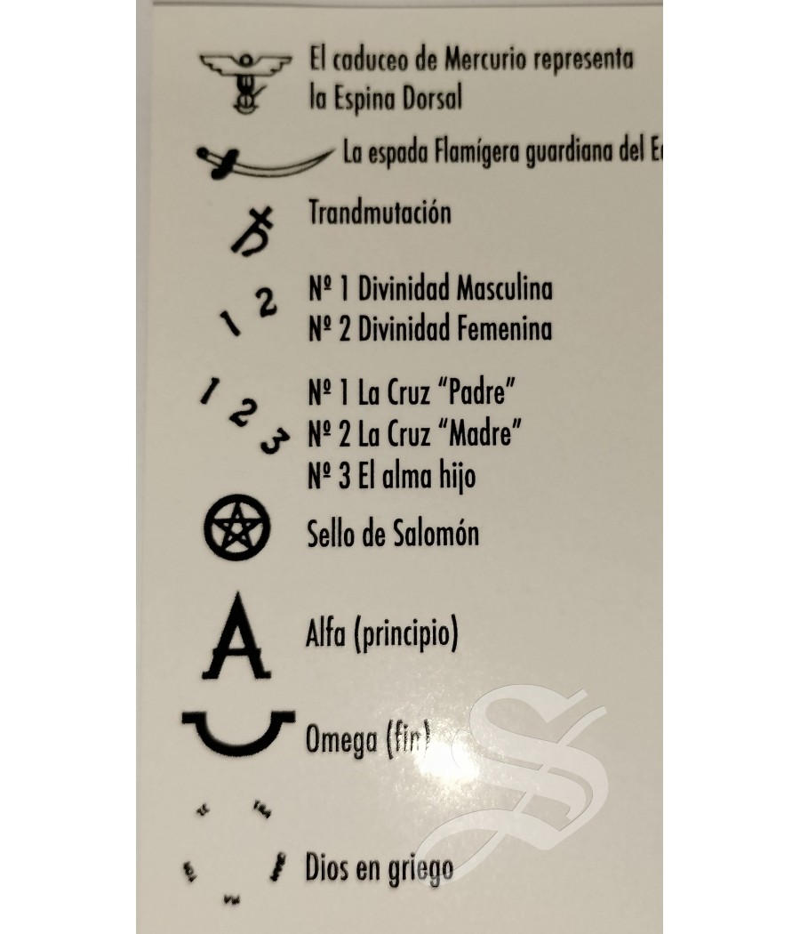 TETRAGRAMATON PLATA DE LEY 2O MM.