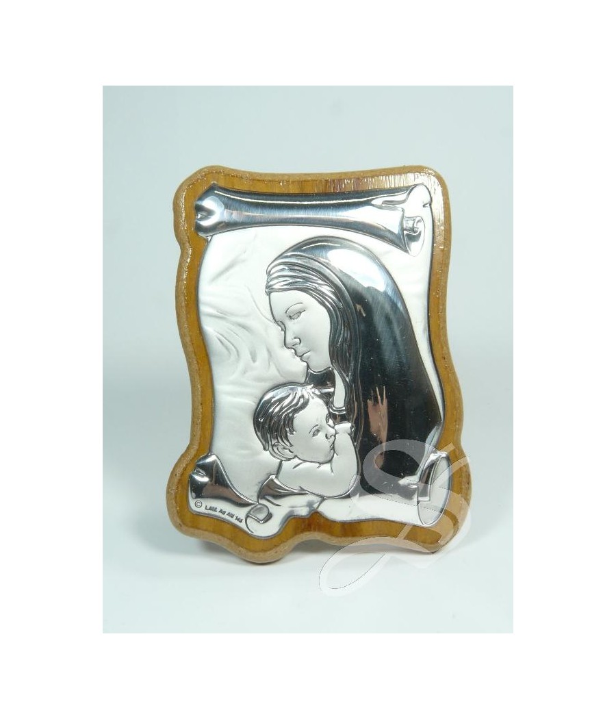CUADRO OLIVO CON PLATA 7 X 9