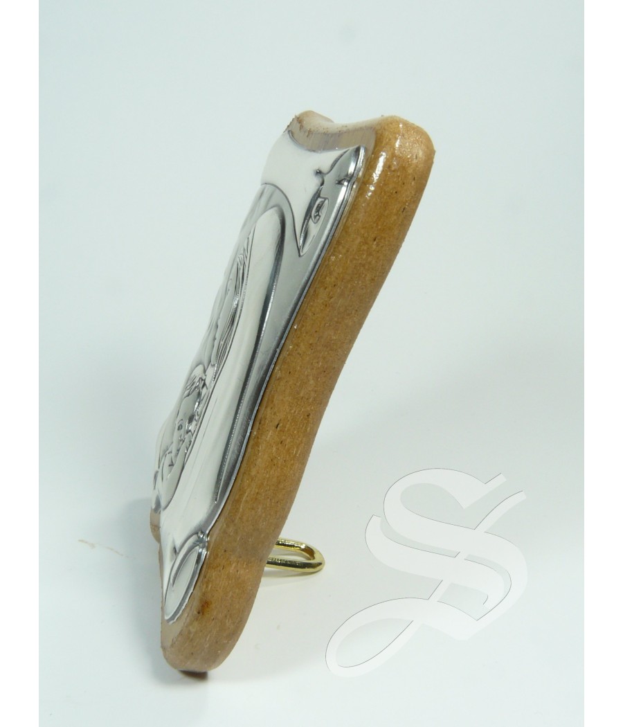 CUADRO OLIVO CON PLATA 7 X 9