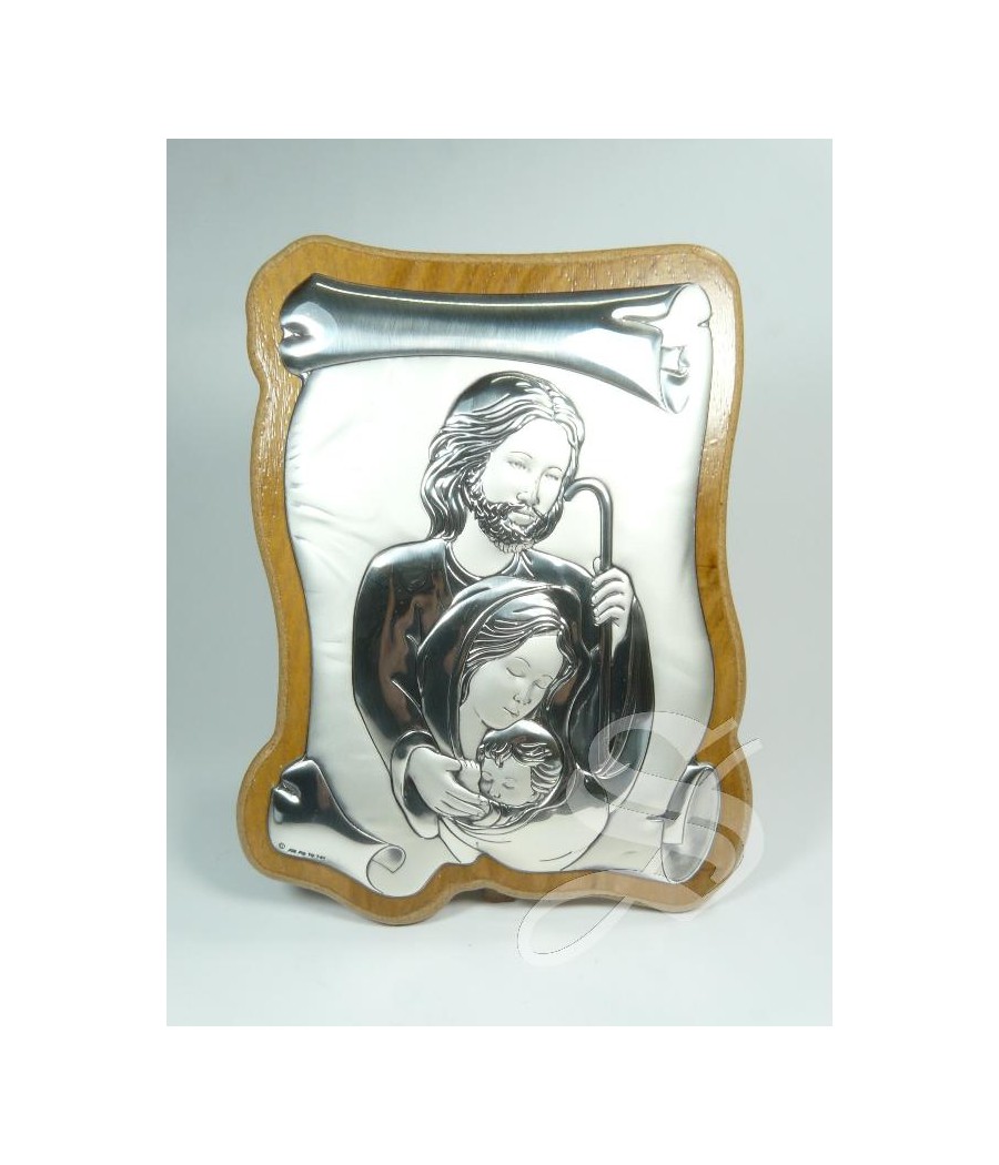 CUADRO OLIVO CON PLATA 12 * 17 CM.