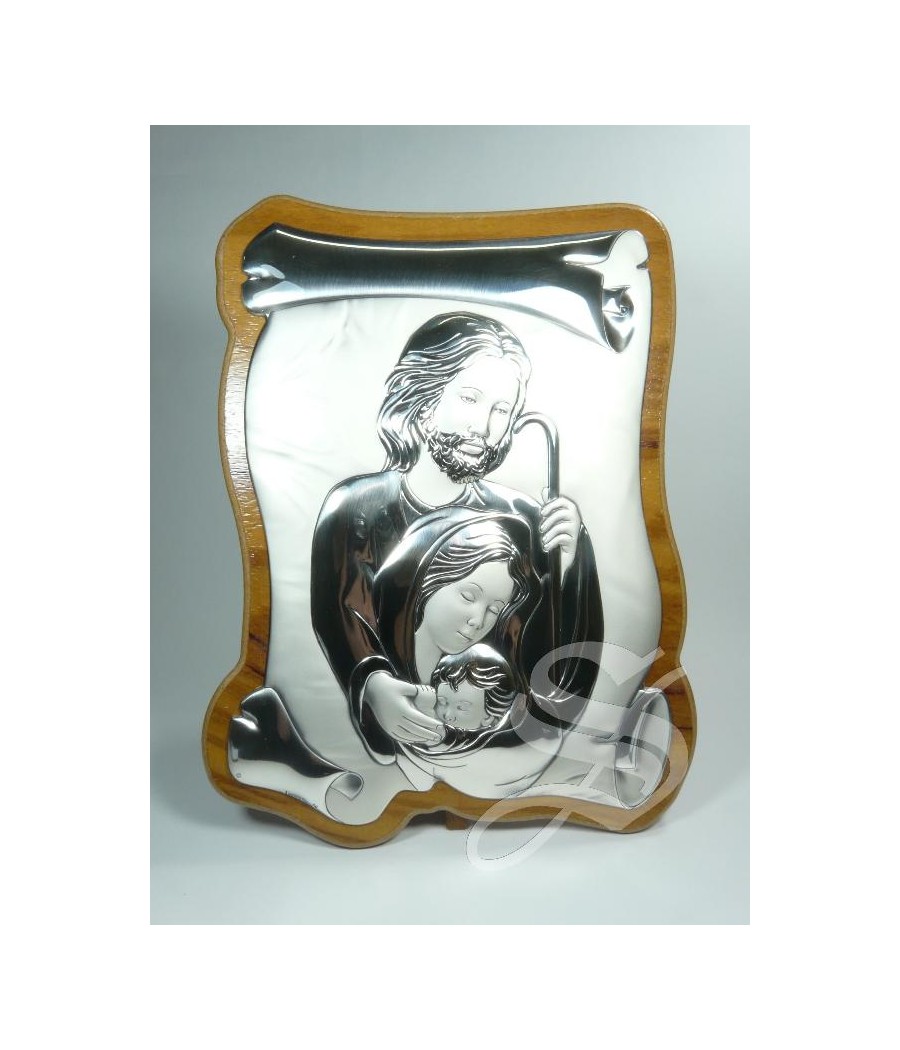CUADRO OLIVO CON PLATA 19 * 24 CM.