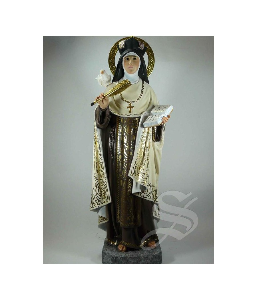SANTA TERESA DE JESUS 40 CM. 2ª PASTA DE MADERA