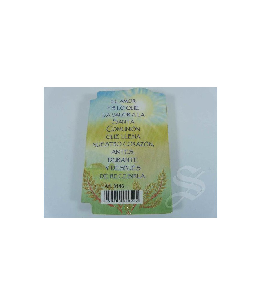 ESTUCHE ROSARIO COMUNION 8 * 6 CON ROSARIO DE DECENA
