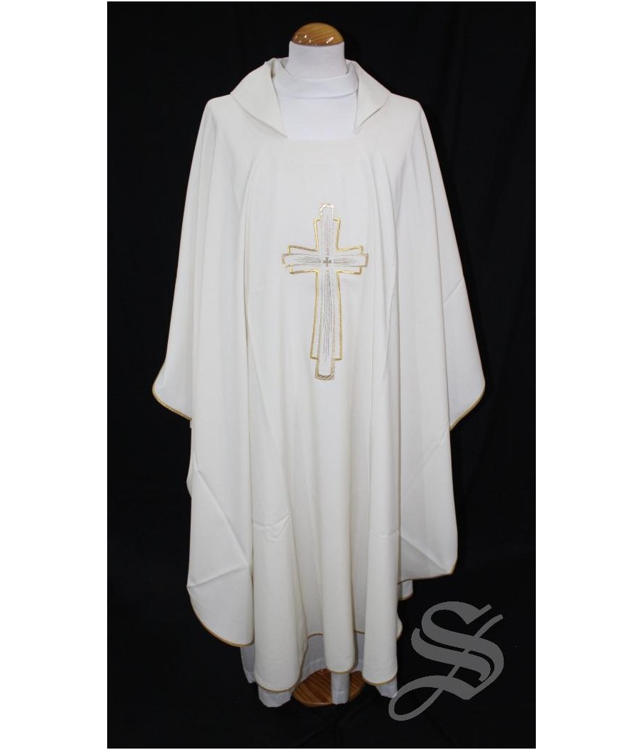 CASULLA BLANCA 100% POLIESTER LIGERO ART. PLC