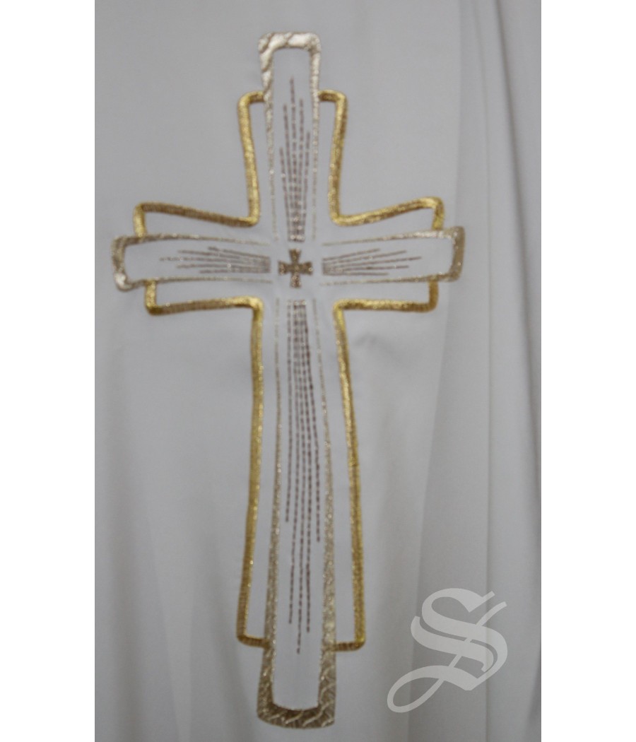 CASULLA BLANCA 100% POLIESTER LIGERO ART. PLC