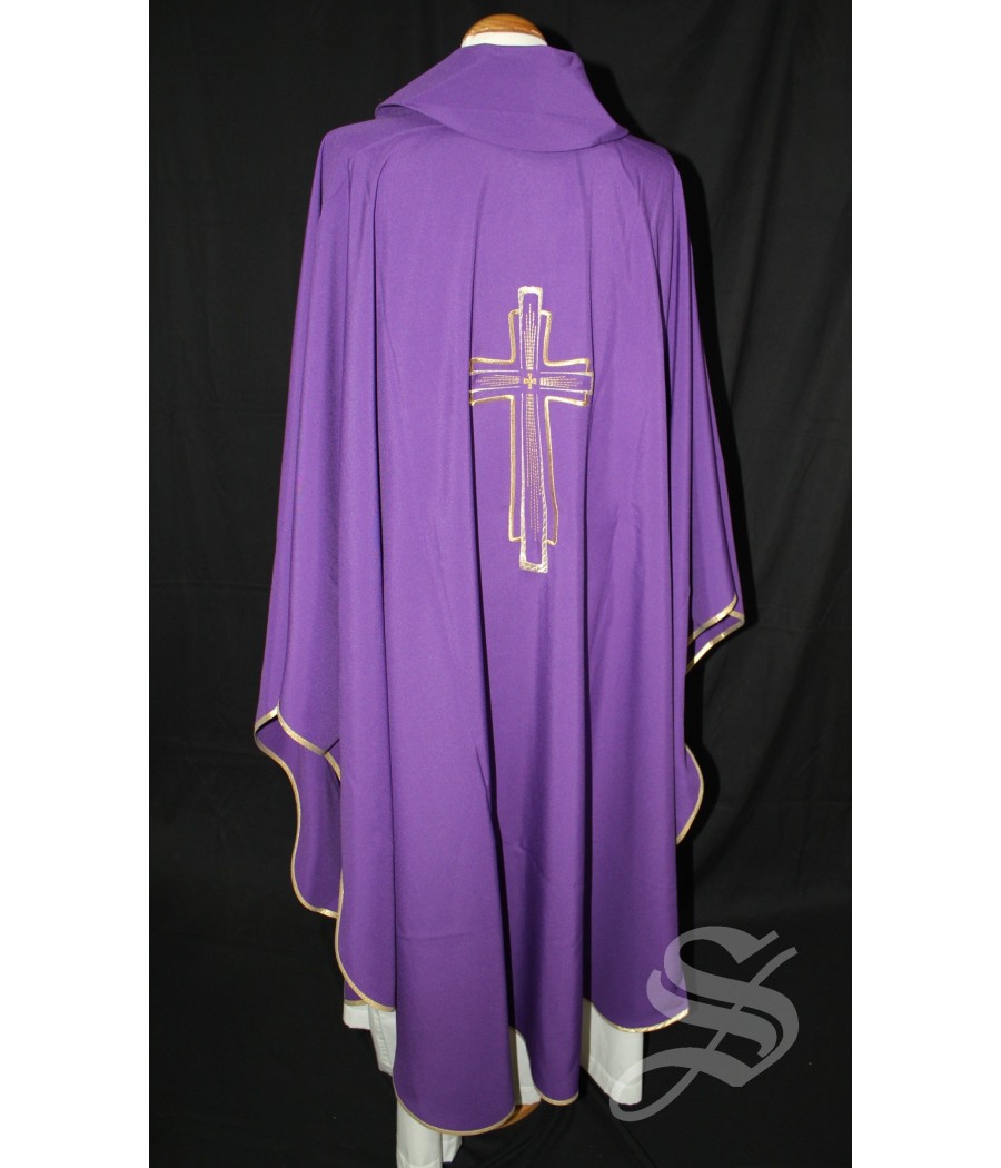 CASULLA MORADA 100% POLIESTER LIGERO ART. PLC