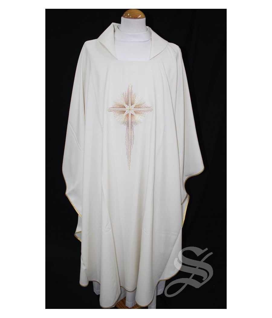 CASULLA BLANCA 100% POLIESTER LIGERO ART. PLD
