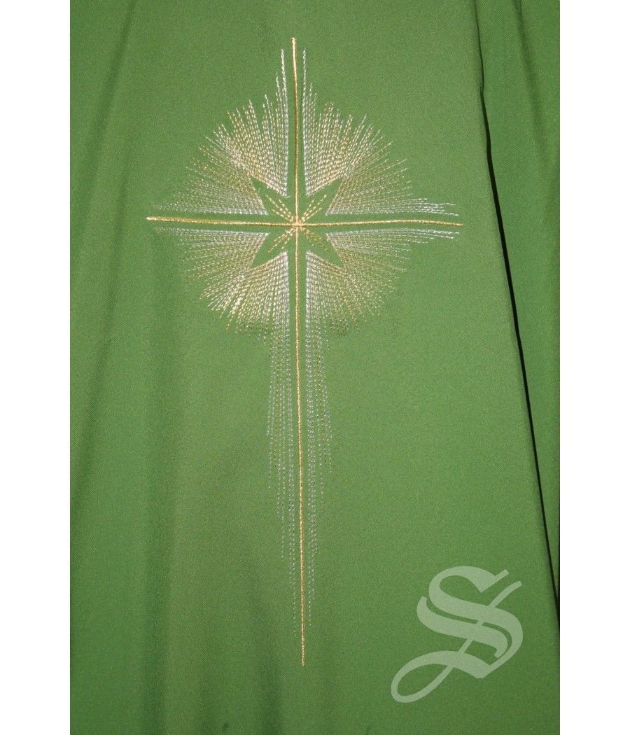 CASULLA VERDE 100% POLIESTER LIGERO ART. PLD