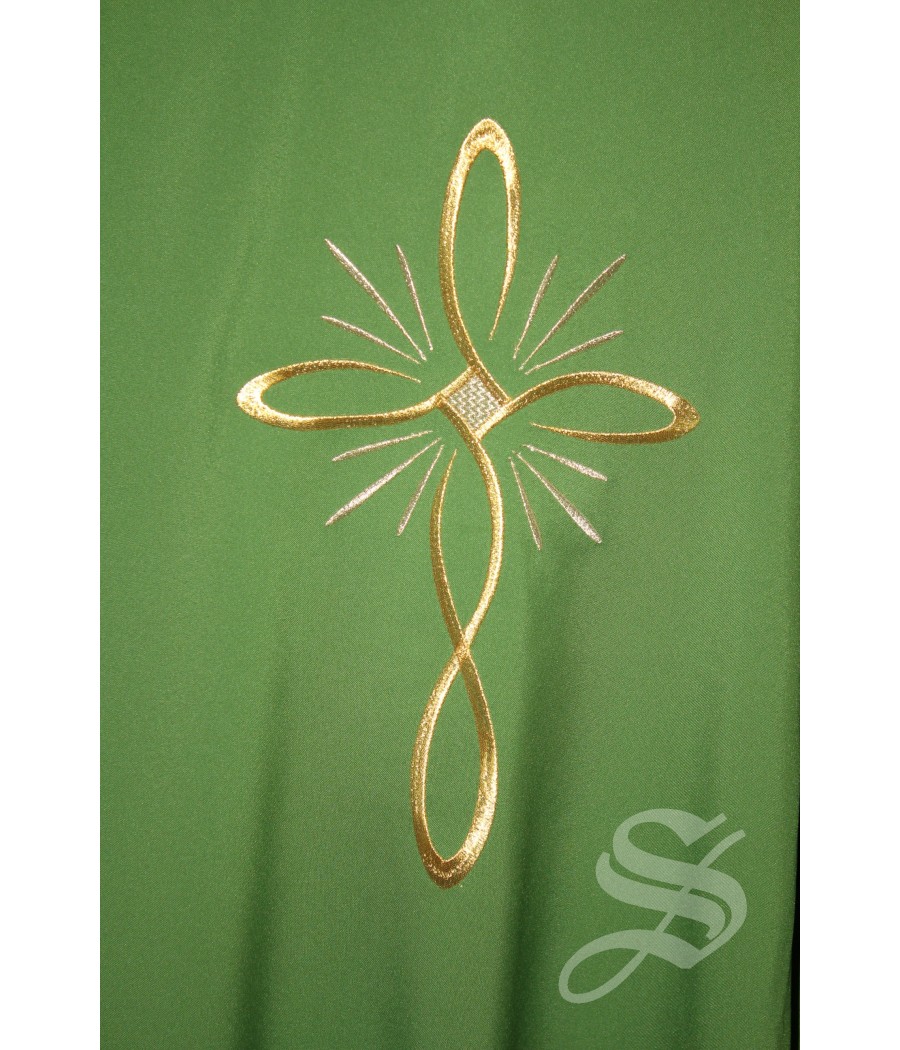 CASULLA VERDE 100% POLIESTER LIGERO ART. PLF