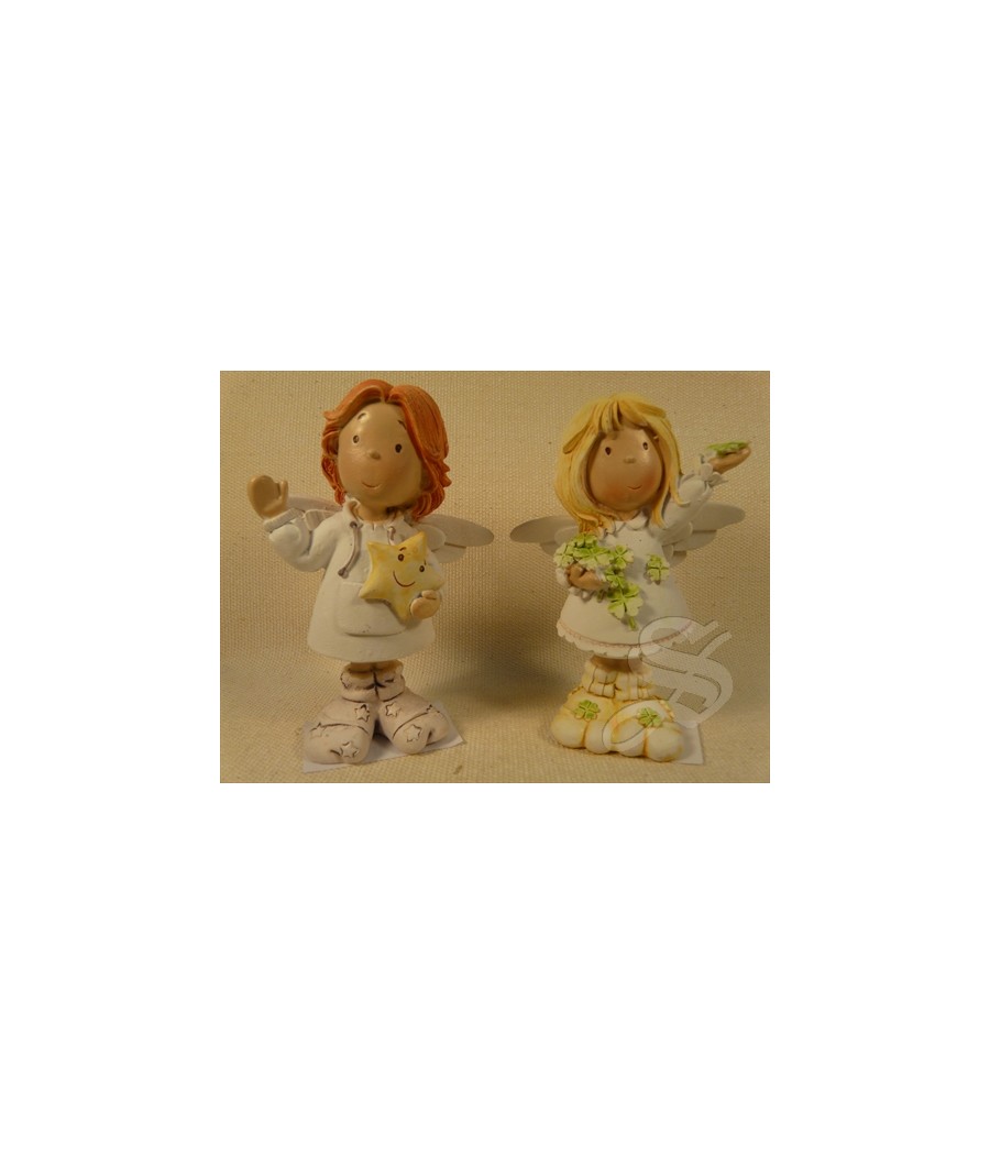 ANGEL 9 CM. TRAJE BLANCO