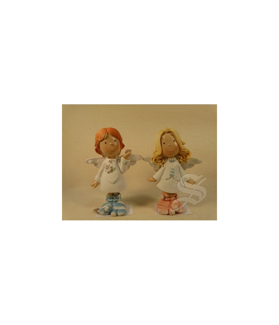 ANGEL 9 CM. TRAJE BLANCO