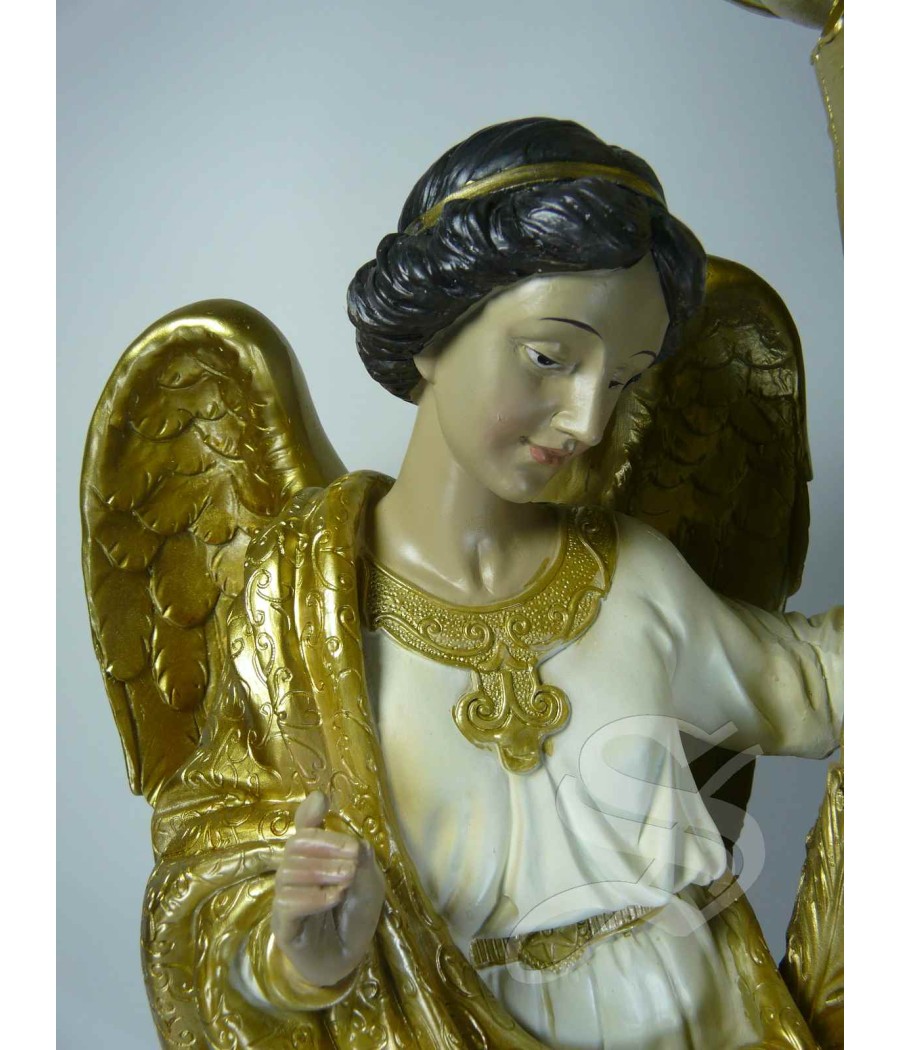 CANDELABRO ANGEL DE PIE 49 CM. 2 MODELOS