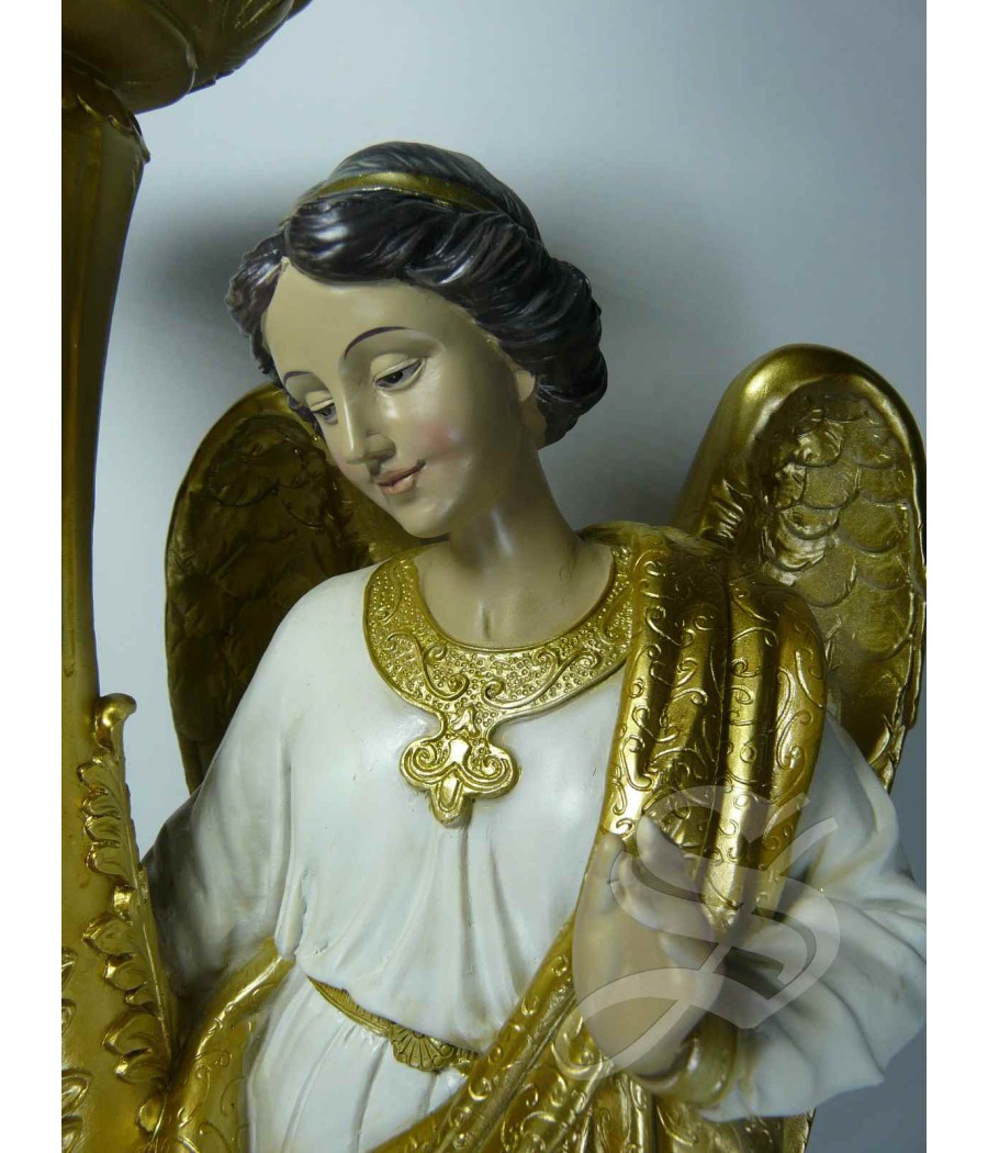 CANDELABRO ANGEL DE PIE 49 CM. 2 MODELOS