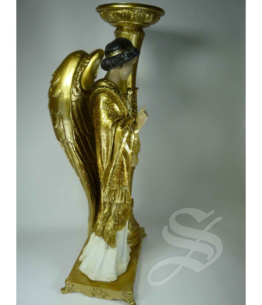 CANDELABRO ANGEL DE PIE 49 CM. 2 MODELOS