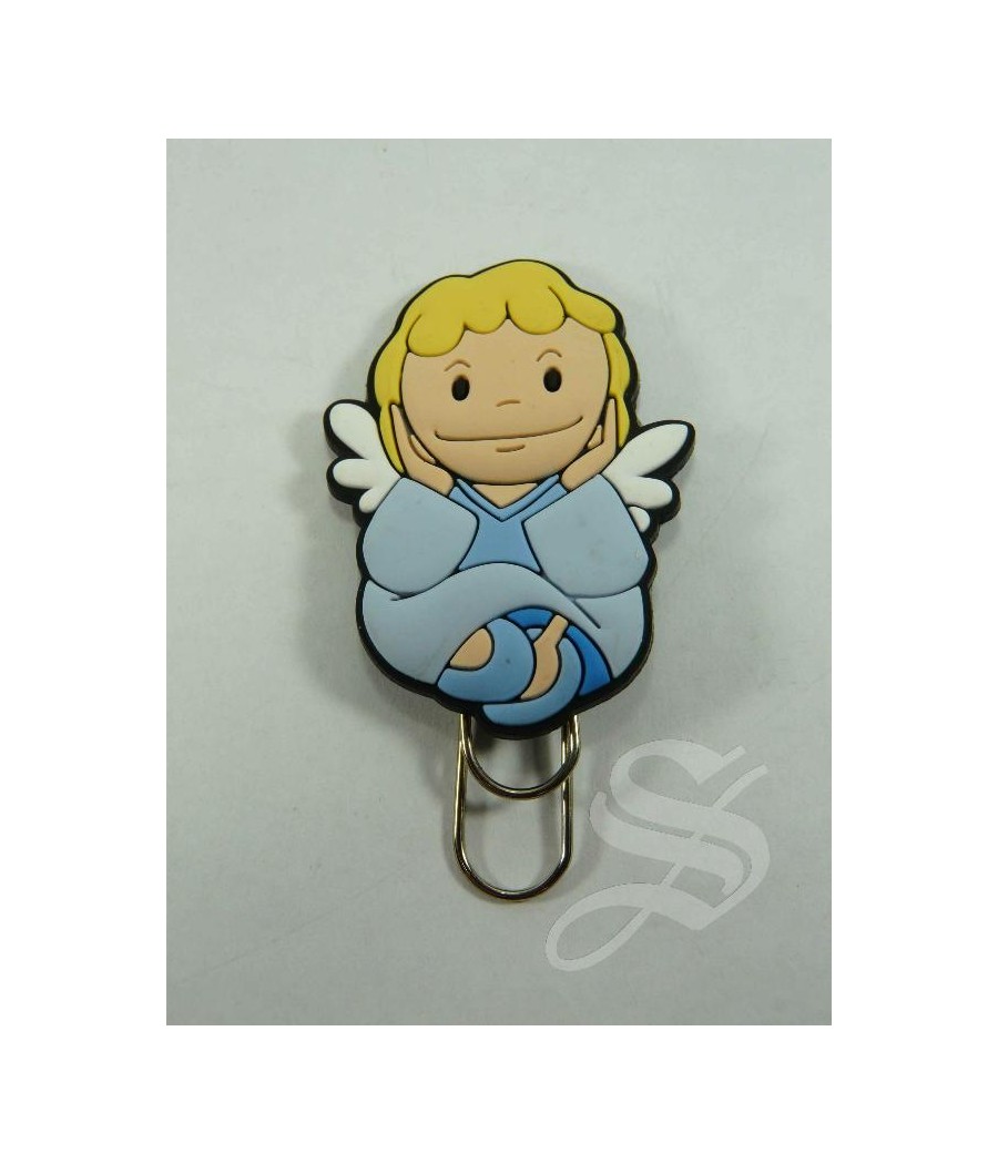 CLIP ANGELES RESINA MARCA PAGINAS 5 CM. CON CLIP 7 CM. CLIP ANGELES RESINA MARCA PAGINAS 5 CM. CON CLIP 7 CM.