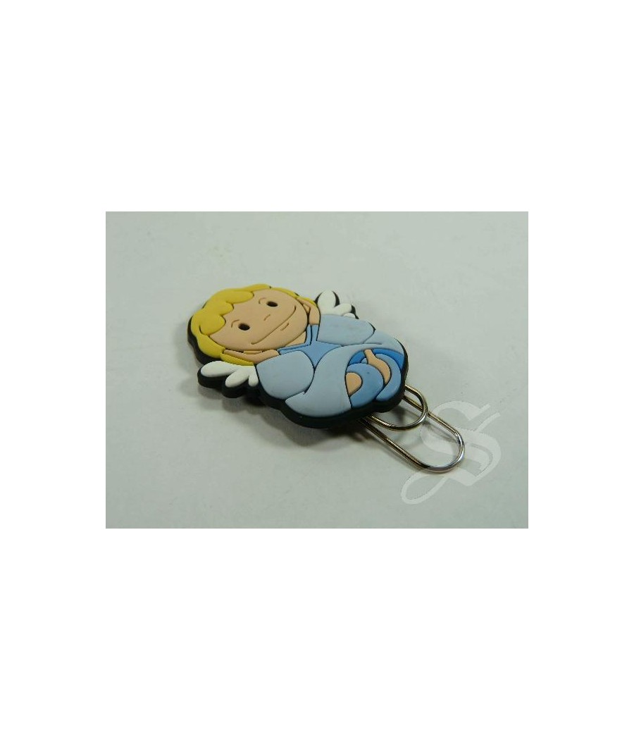 CLIP ANGELES RESINA MARCA PAGINAS 5 CM. CON CLIP 7 CM.