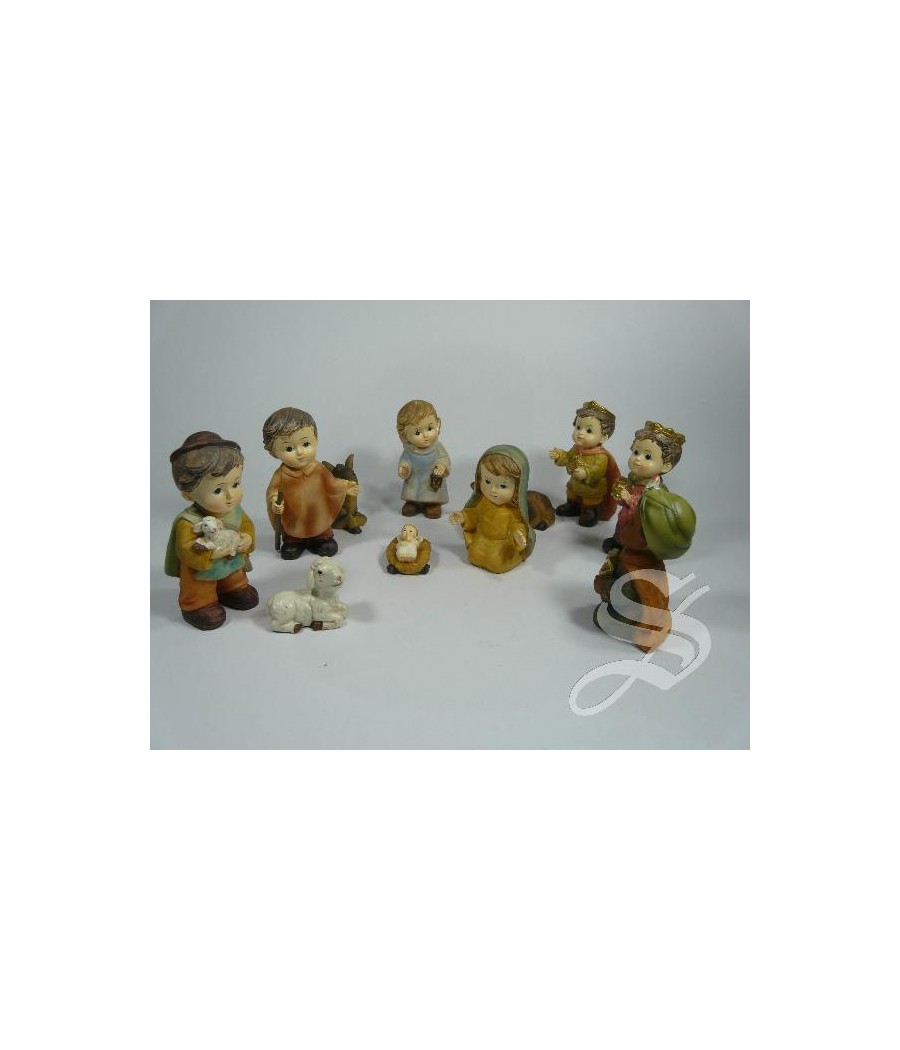 NACIMIENTO INFANTIL 9 CM 11 PIEZAS