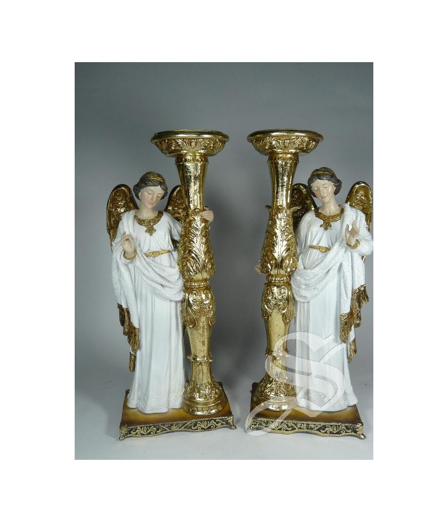 PAREJA ANGELES CANDELABRO 24 CM. PRECIO POR UNIDAD