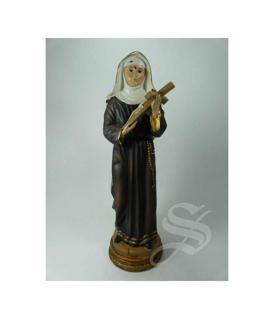 SANTA RITA 22 CM. RESINA