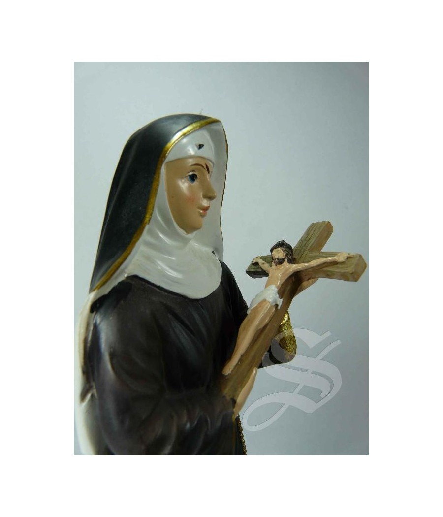 SANTA RITA 22 CM. RESINA