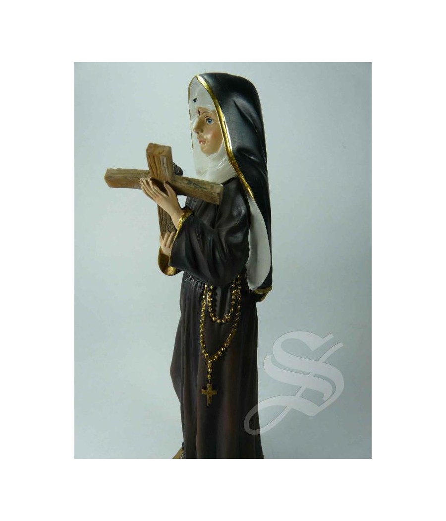 SANTA RITA 22 CM. RESINA
