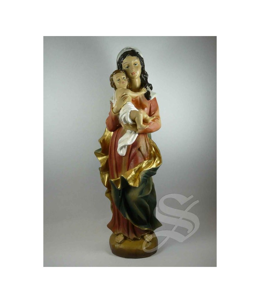 VIRGEN CON NIÑO 30CM.