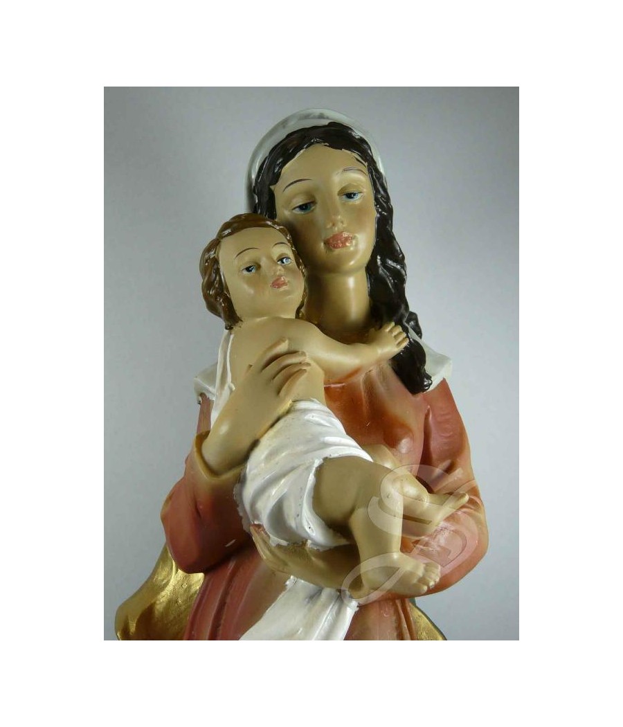 VIRGEN CON NIÑO 30CM.
