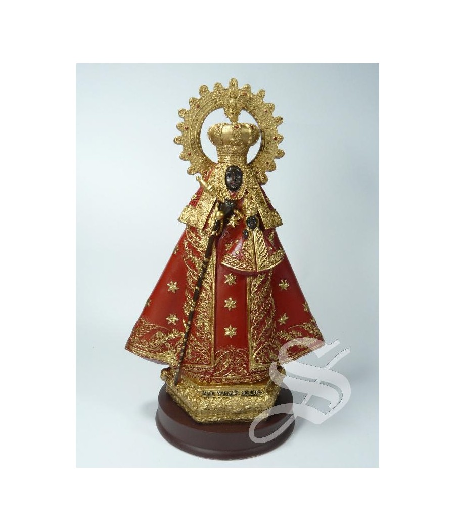 VIRGEN DE GUADALUPE EXTREMADURA ESPAÑA 19 CM.