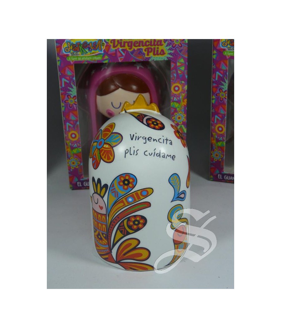 VIRGENCITA MANTO BLANCO 10 CM.