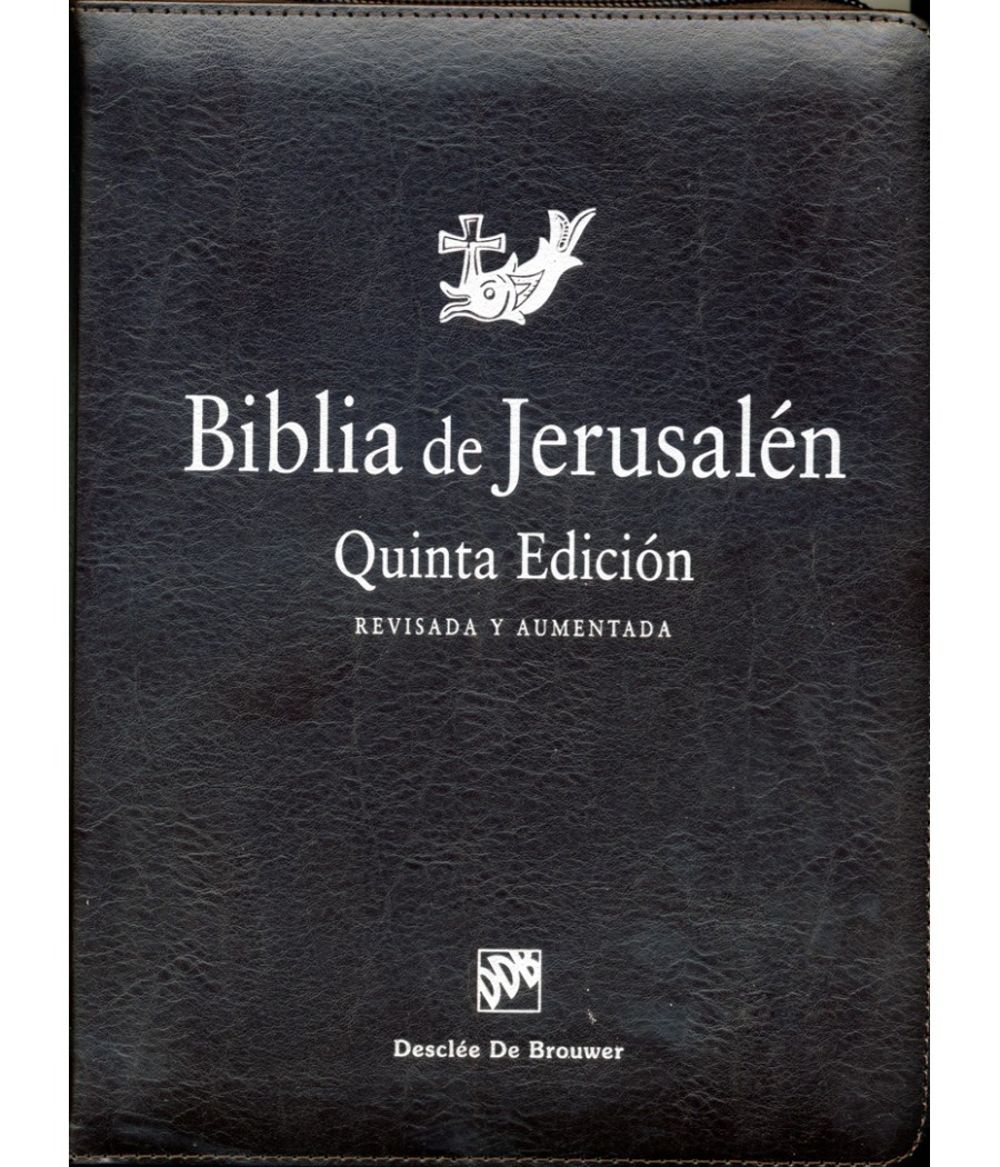 BIBLIA DE JERUSALEN. 5ª EDICION MANUAL CREMALLERA TOTALMENTE REVISADA