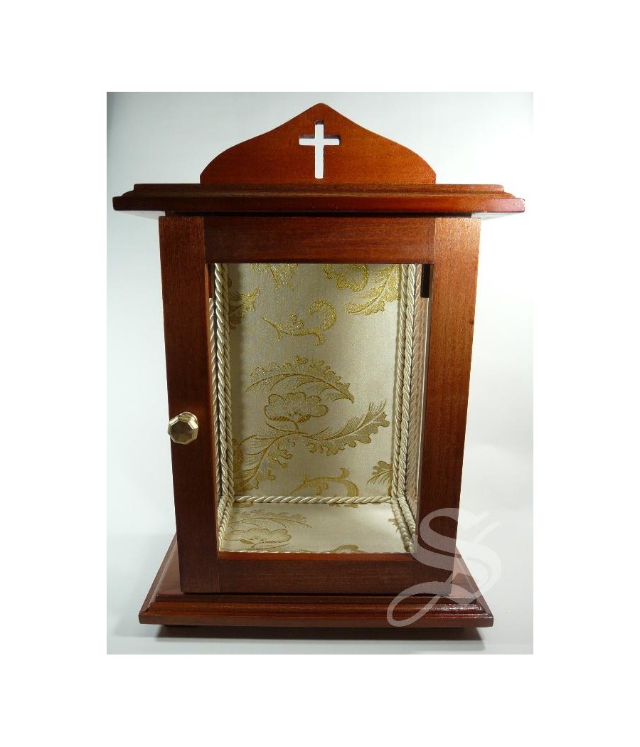 SANTUARIO MADERA PARA IMAGEN MEDIDA INTERIOR 23 * 15 * 12