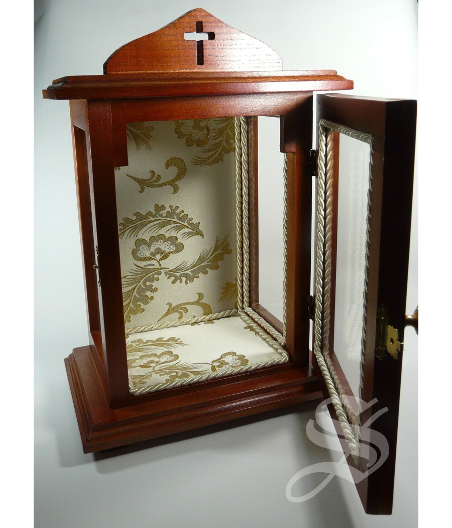 SANTUARIO MADERA PARA IMAGEN MEDIDA INTERIOR 23 * 15 * 12