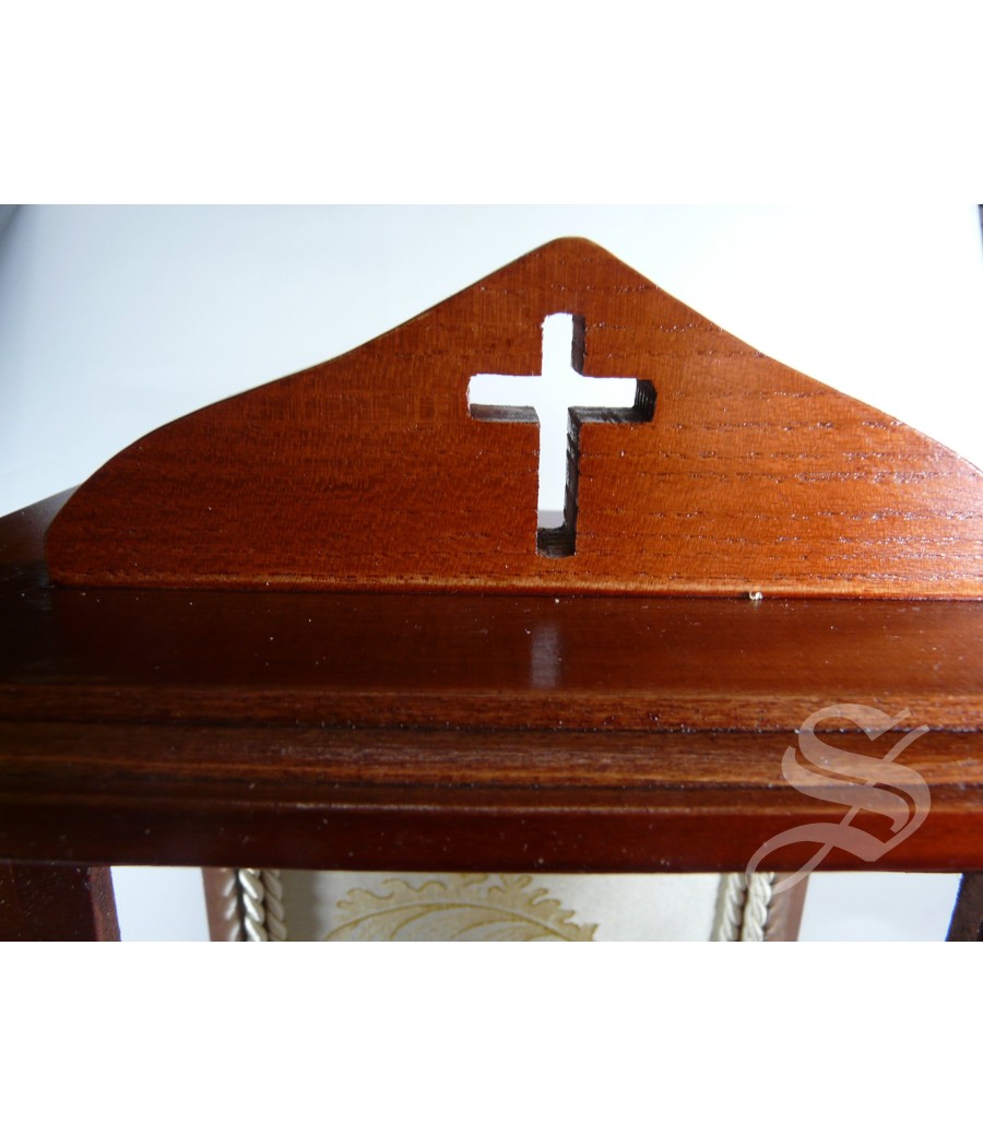 SANTUARIO MADERA PARA IMAGEN MEDIDA INTERIOR 23 * 15 * 12