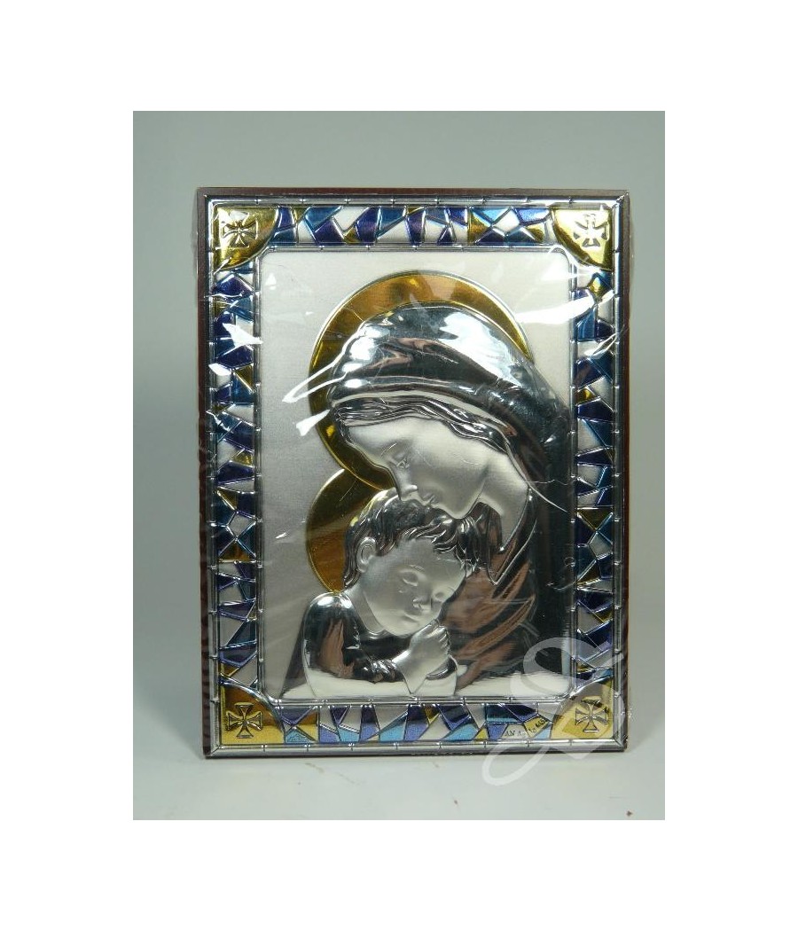 CUADRO PLATA 8,5*11,3 VIRGEN