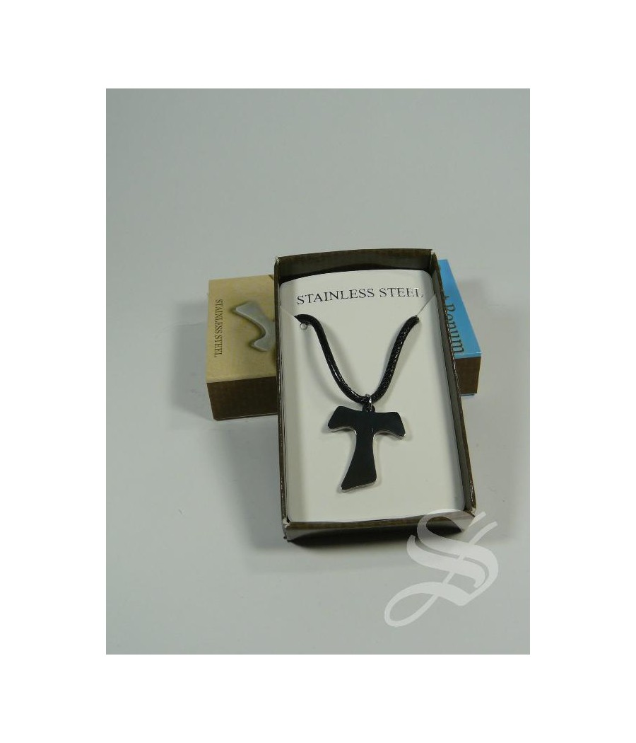 TAU EN ACERO INOXIDABLE CON CORDON 2,5 CM