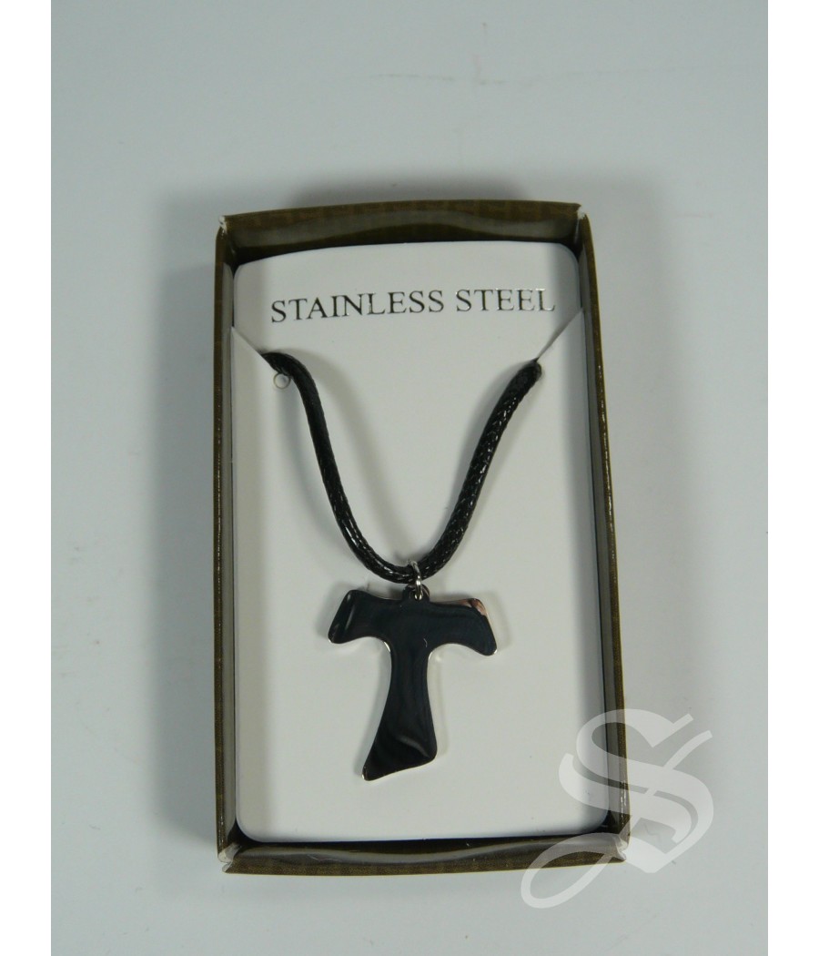 TAU EN ACERO INOXIDABLE CON CORDON 2,5 CM
