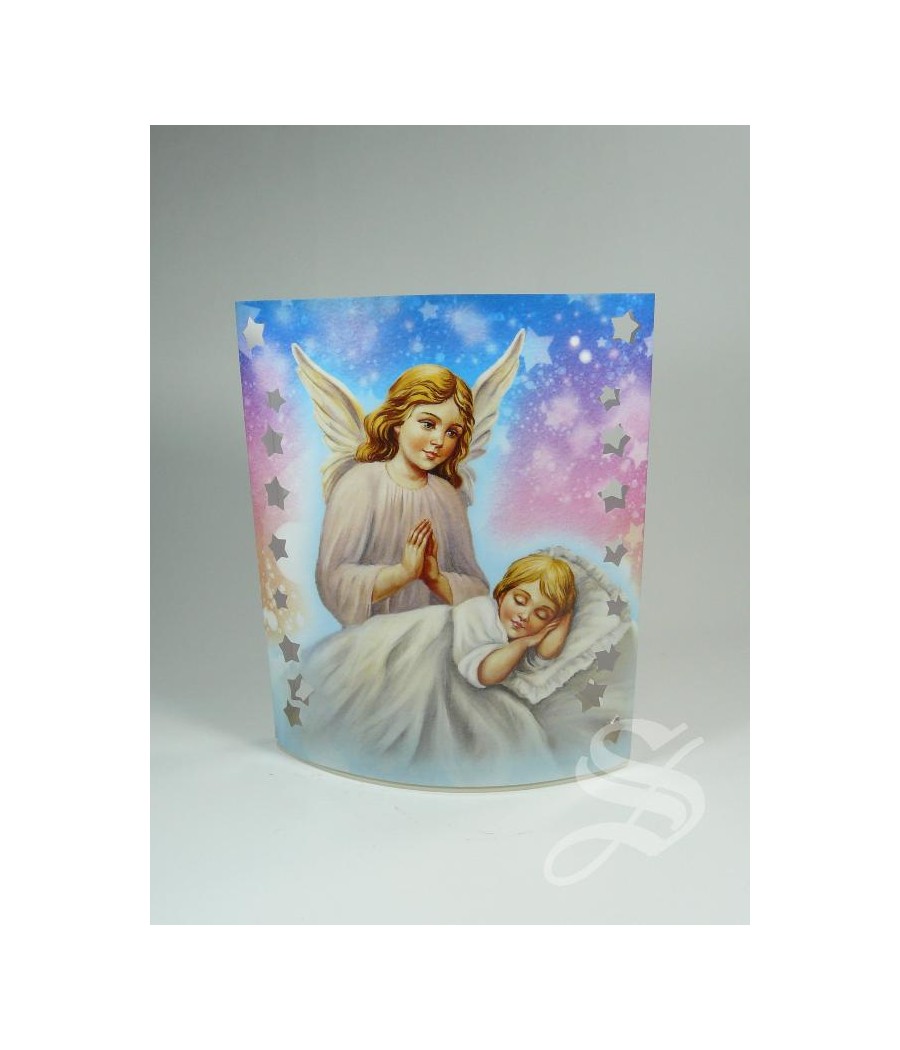 LAMPARA LED 13 X 15 CM. ANGELITOS