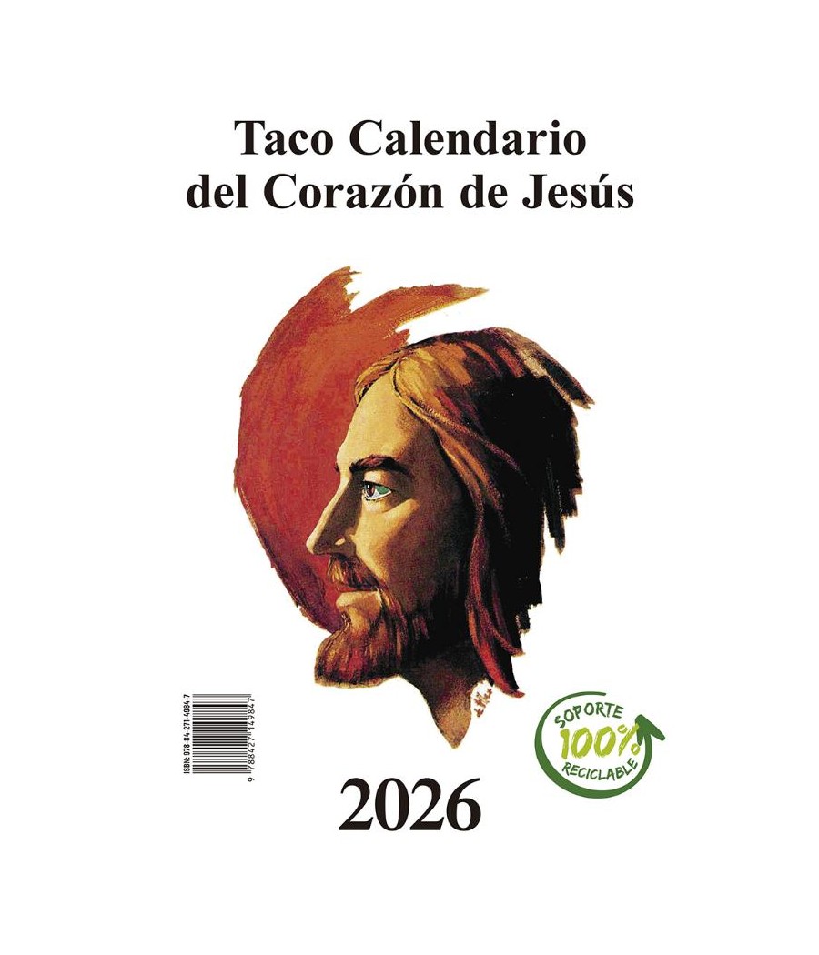 TACO 2026 CALENDARIO GIGANTE DEL CORAZON DE JESUS