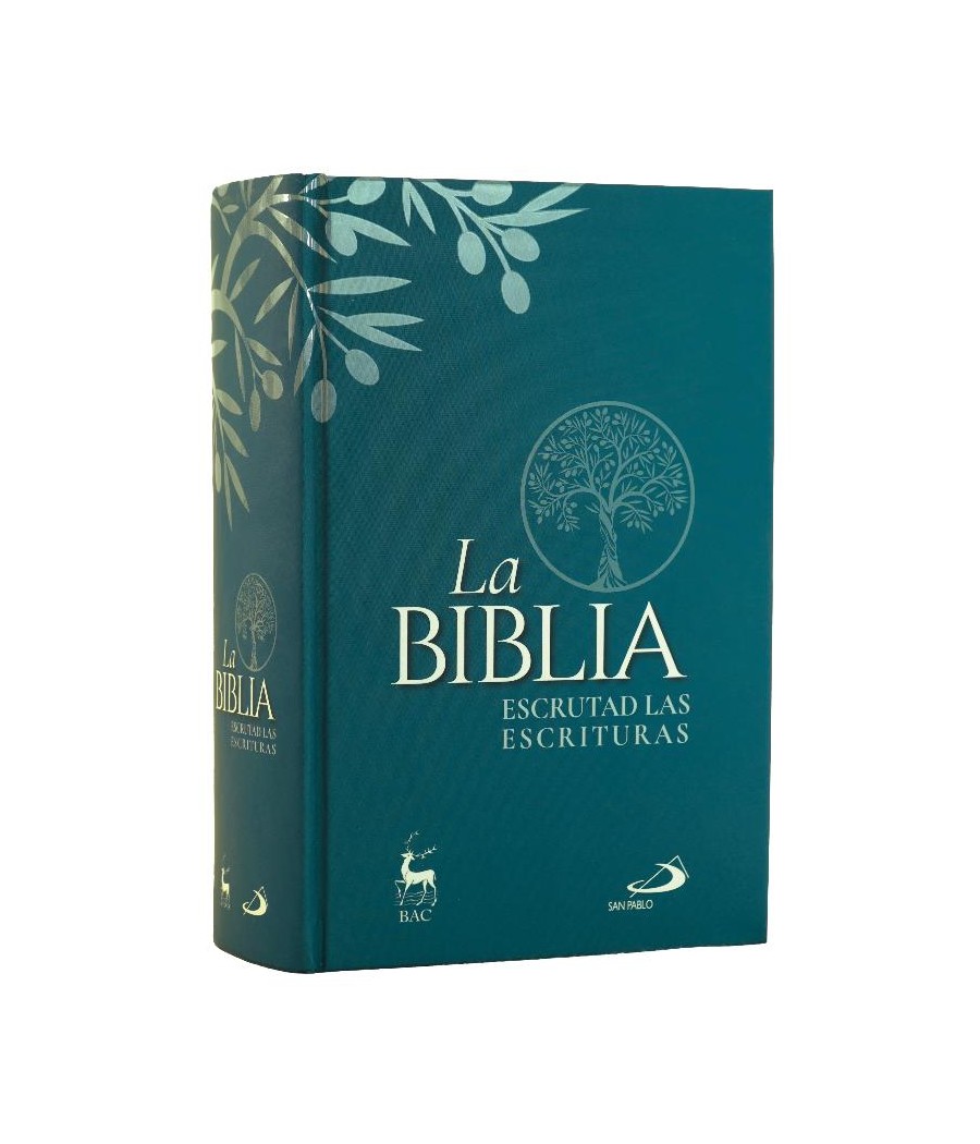 LA BIBLIA. ESCRUTAD LAS ESCRITURAS - CARTONE CROMO AZUL