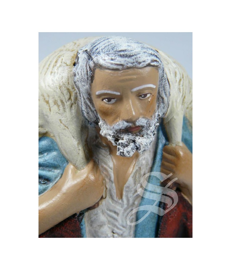 PASTOR 17 CM. CON CORDERO A LOS HOMBROS