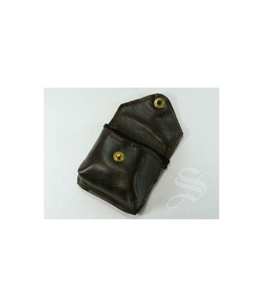 ESTUCHE PIEL PORTAVIATICO COLOR NEGRO O MARRON VACÍO