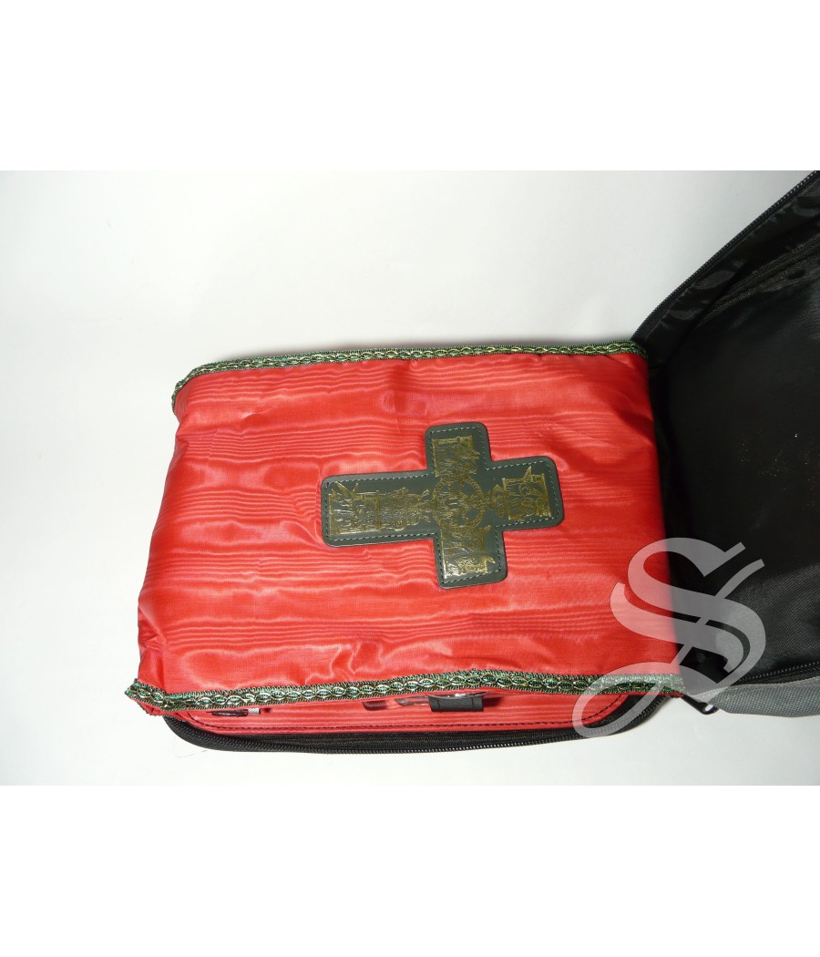 BOLSA PORTA SACRAMENTOS RAFIA RIGIDA 23*30*9 CM.