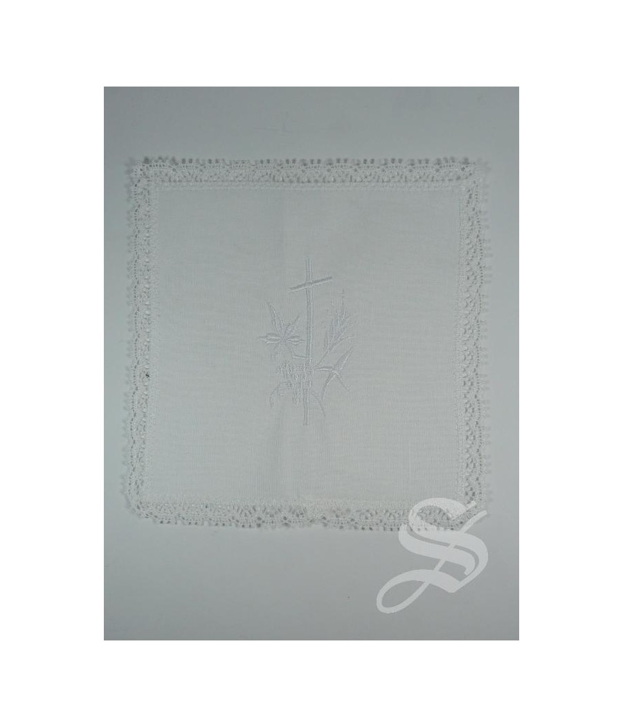 PALIA CRUZ - ESPIGAS LINO MIXTO 15 X 15
