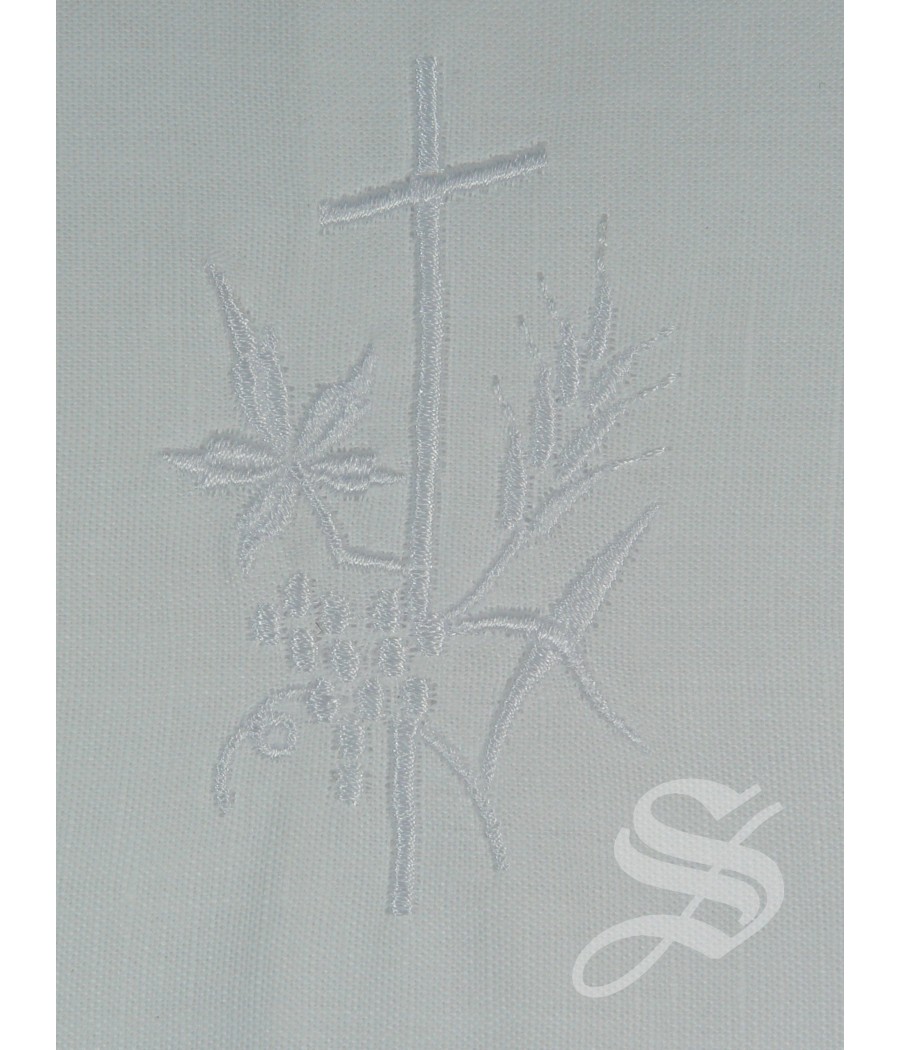 PALIA CRUZ - ESPIGAS LINO MIXTO 15 X 15