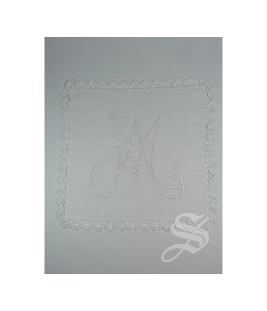 PALIA MARIANA MIXTO LINO 17 * 17 BORDADO 4