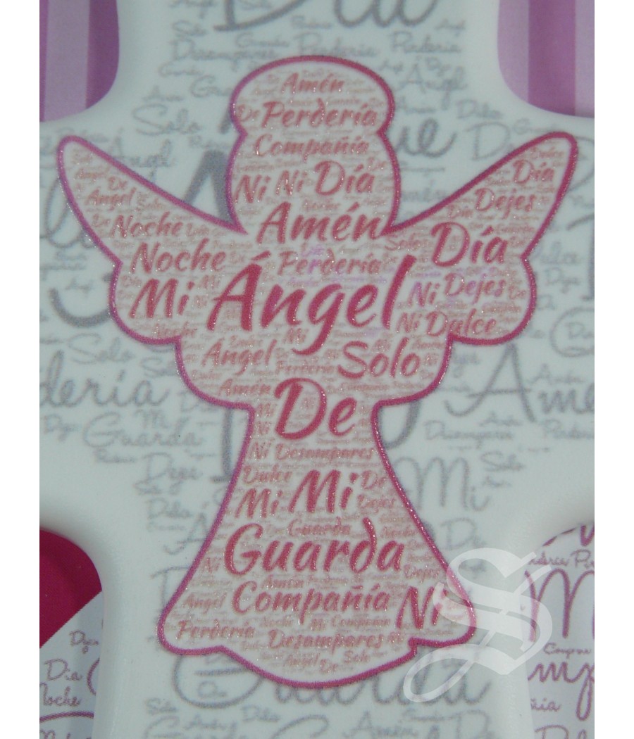 CRUZ ANGEL MI GUARDA EN ROSA