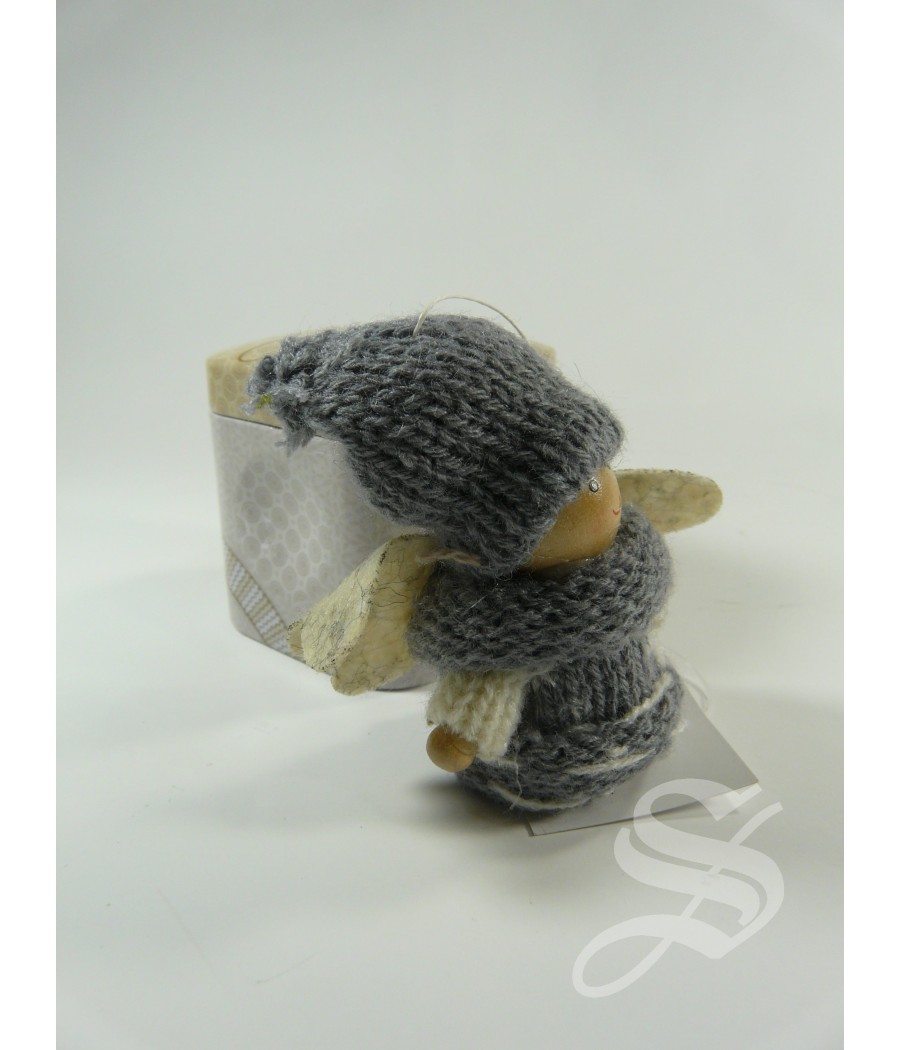 CAJA METAL CON ANGELITO EN FIELTRO 5 * 5 * 5